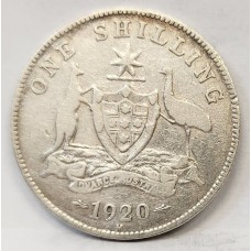 AUSTRALIA 1920 M . ONE 1 SHILLING